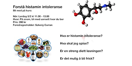 Histamin intoleranse - er streng diett løsningen? tickets