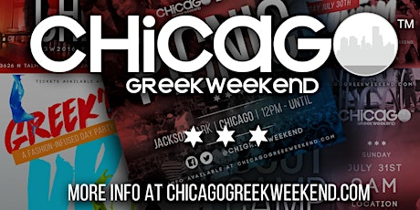 CHICAGO GREEK WEEKEND 2016 #CGW2016 primary image