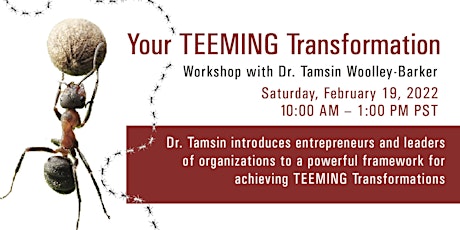 Your TEEMING Transformation - Workshop tickets