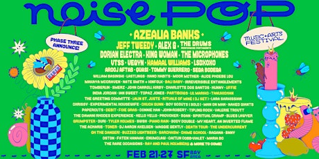 Noise Pop Festival 2022 tickets
