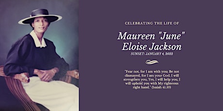 Celebration of Life - Maureen "June" Eloise Jackson tickets