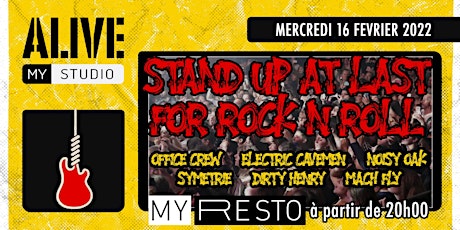 Stand up at last for Rock'n'Roll // NotYourLive les émissions concert billets