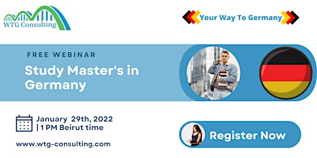 Free Webinar About Studying Master's in Germany Tickets