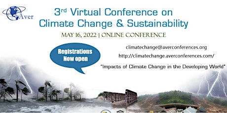 3rd Virtual Conference on Climate Change & Sustainability tickets
