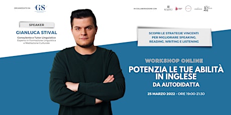 Immagine principale di Workshop online - Potenzia le tue abilità in inglese da autodidatta 