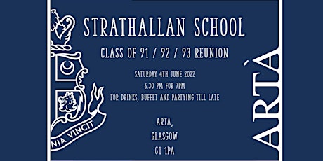 Strathallan  30 year Reunion tickets