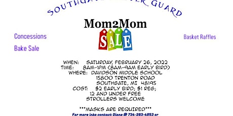 Southgate Winter Guard Mom 2 Mom Sale tickets
