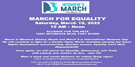 MARCH FOR EQUALITY tickets