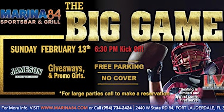 Big Game Watch Party - Calling All True Football Fans tickets