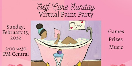 Galentine's Day "Self-Care Sunday" Virtual Paint Party tickets