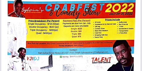 Crabfest & ComedyShow tickets