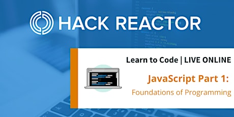 JavaScript Part 1: Foundations of Programming [Live-Online] bilhetes