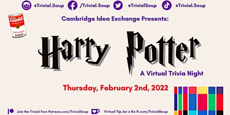 Idea Exchange Presents: Harry Potter Virtual Trivia tickets