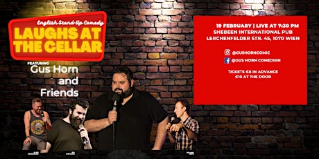 Laughs at the Cellar - English Stand-Up Comedy Tickets