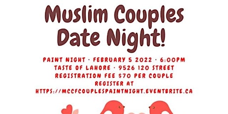 Muslim Couples Date Night - Paint Night tickets