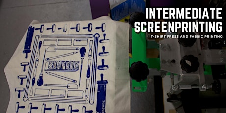 Intermediate Screenprinting: Fabric Printing on a T-Shirt Press tickets