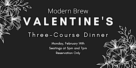 Valentine's Day 3-Course Dinner tickets