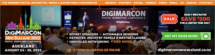DigiMarCon New Zealand 2022 - Digital Marketing Conference & Exhibition image