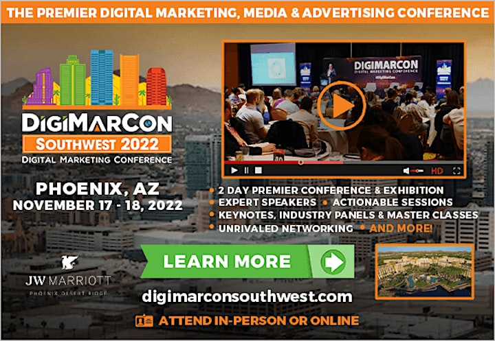 DigiMarCon Southwest 2022 - Digital Marketing Conference & Exhibition image