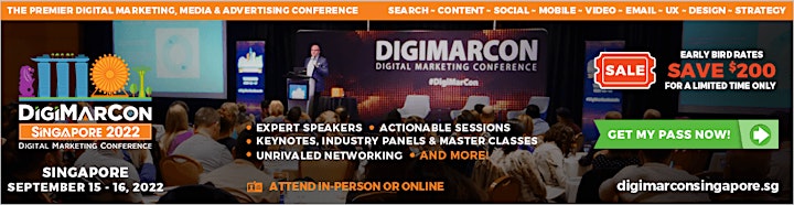 DigiMarCon Singapore 2022 - Digital Marketing Conference & Exhibition image