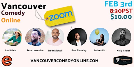 Vancouver Comedy Online tickets