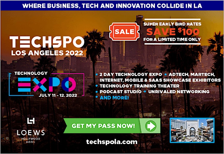 TECHSPO Los Angeles 2022 Technology Expo (AdTech ~ MarTech) image