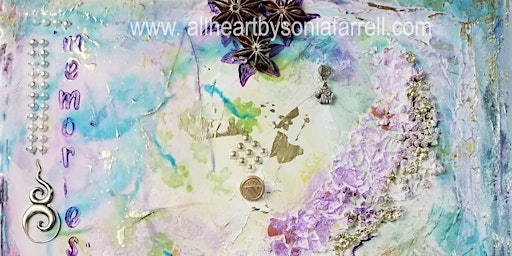 Mixed Media Abstract Art Memories with Sonia Farrell:Creative Hearts Art primary image