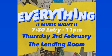 'A little bit of EVERYTHING': Music Night tickets