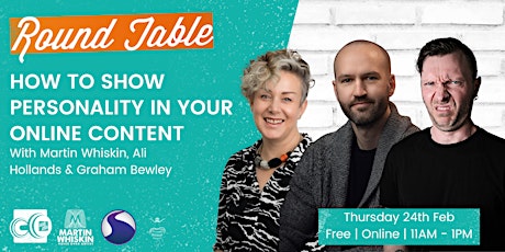 How To Show Personality In Your Online Content | Round Table tickets