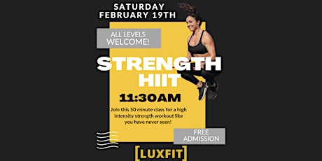 Strength HIIT at LuxFest 2022