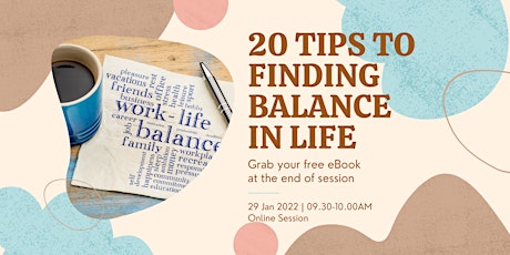 20 Tips To Finding Balance In Life Tickets