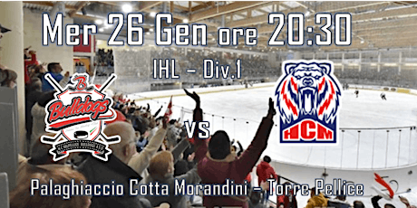 HC Valpellice Bulldogs - HC Milano Bears biglietti