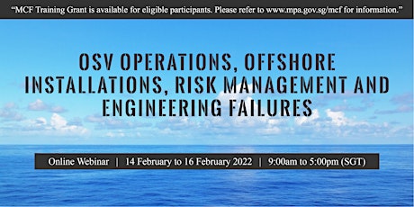 OSV Operations, Offshore Installations, Risk Mgmt & Engineering Failures tickets