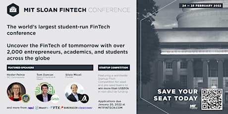 MIT Sloan FinTech Conference 2022 billets