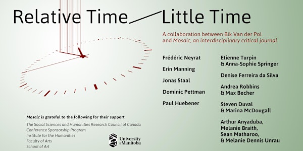 Relative Time/Little Time Speaker Series - Week Two + Roundtable Talk 2022
