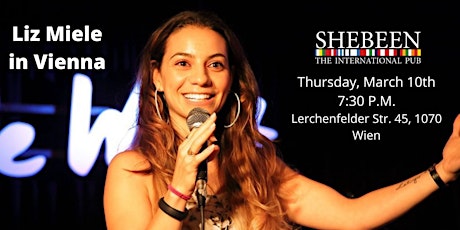 Liz Miele at Shebeen International Pub - Stand-up Comedy in English tickets