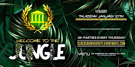 University Thursdays - Welcome To The Jungle tickets
