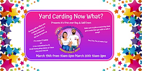 Yard Carding Now What Buy & Sell Carding Event tickets