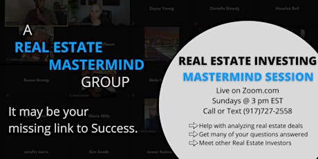 REAL ESTATE MASTERMIND MEETING tickets