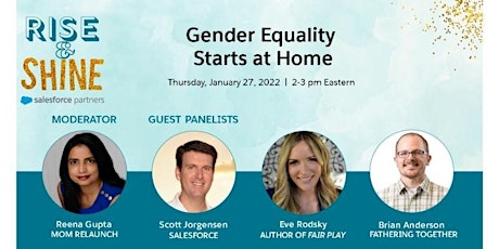 Gender Equality Starts at Home tickets