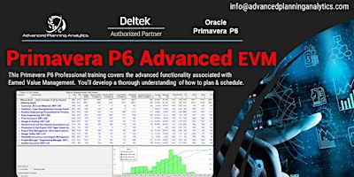 Primavera P6 Advanced EVM Training primary image