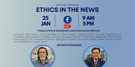 Ethics In The News Virtual Seminar tickets