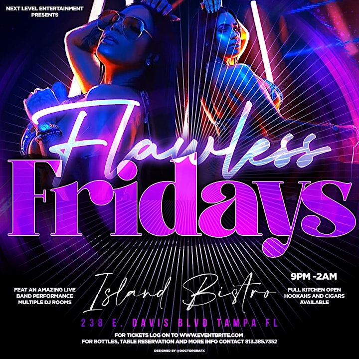 flawless fridays: TABLE / SECTION RESERVATION image