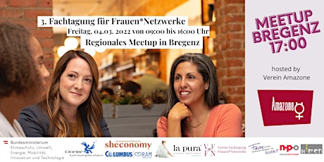 Regionales Meetup BREGENZ | 3. Fachtagung für Frauen*Netzwerke 2022 Tickets
