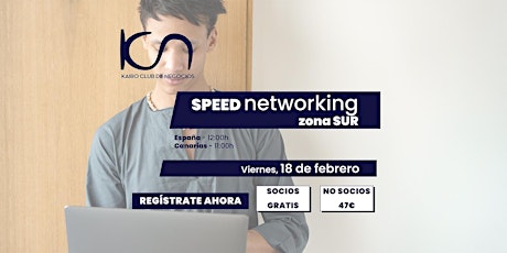 KCN Speed Networking Online Zona Sur - 18 de febrero entradas