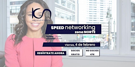 KCN Speed Networking Online Zona Norte - 4 de febrero ingressos