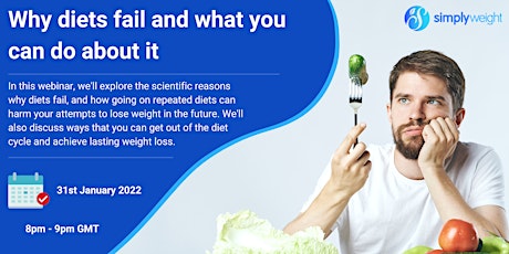 Why diets fail and what you can do about it tickets