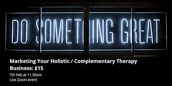 Marketing Your Holistic Therapy Business