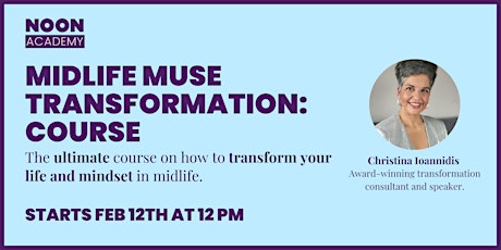 Noon Academy: Midlife Muse Transformation Boot Camp tickets