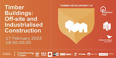 TDChallenge22 - Timber Buildings: Off-site and Industrialised Construction tickets